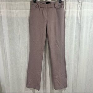 Express Columnist Barely Boot Mid-Rise 2R Purple Houndstooth